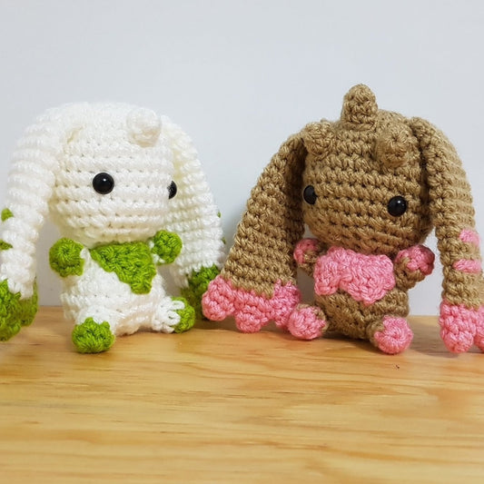 Terriermon Lopmon amigurumi