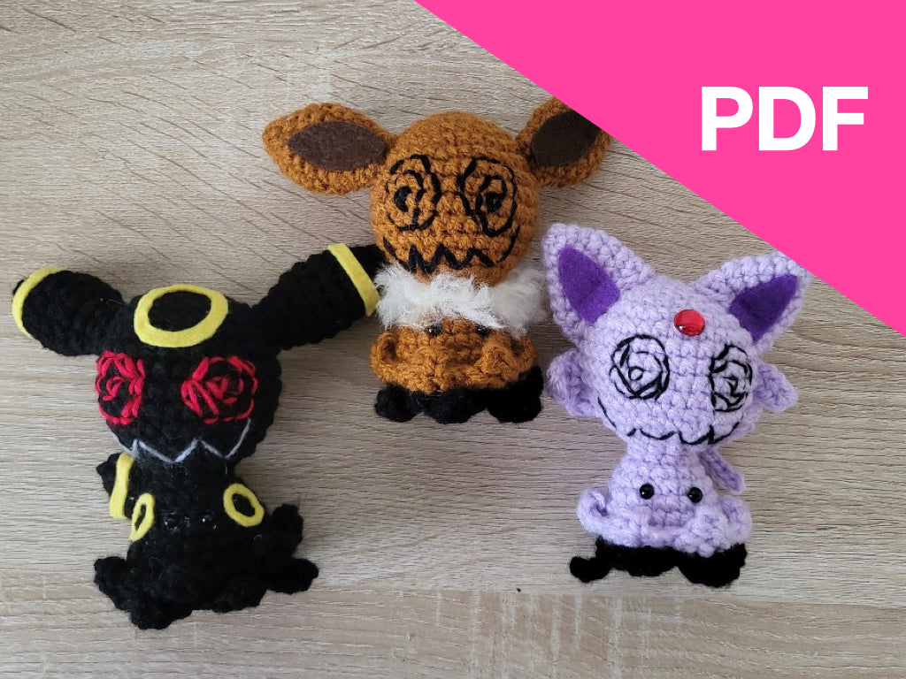 Mimikyu Johto Eeveelutions Amigurumi Pattern