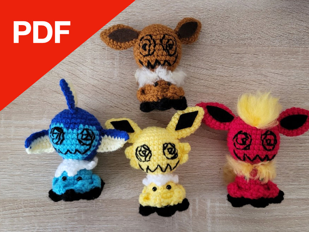 Mimikyu Kanto Eeveelutions Amigurumi Pattern