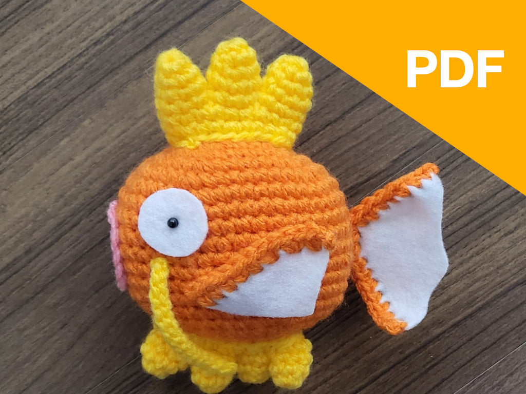 Magikarp amigurumi pattern