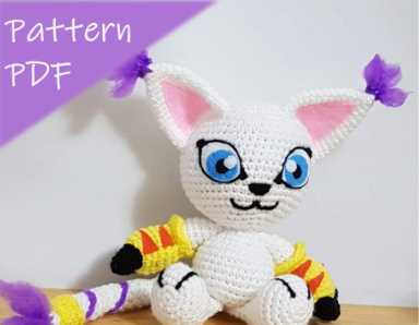 Gatomon Pattern - Cuddle size