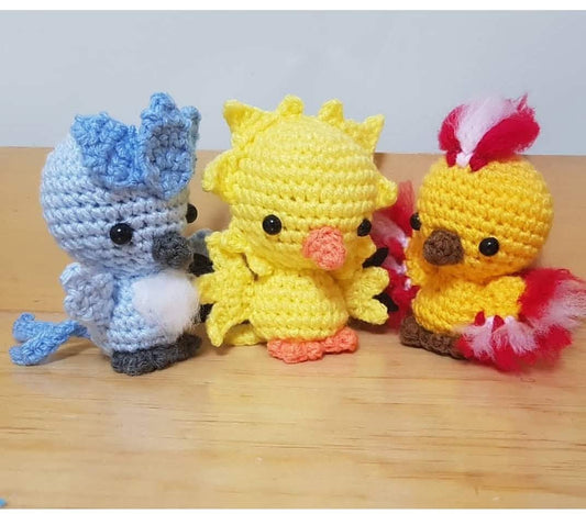 Legendary birds amigurumi