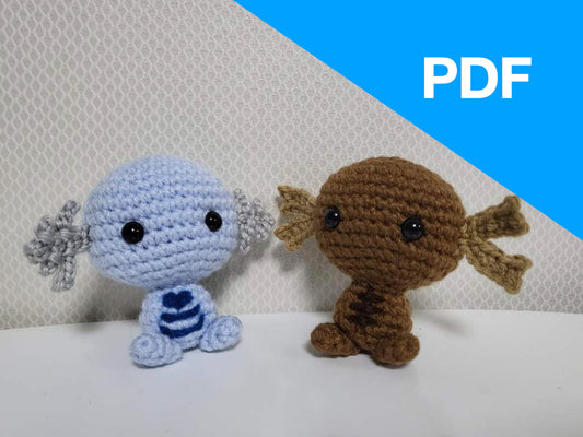 Baby Wooper amigurumi pattern
