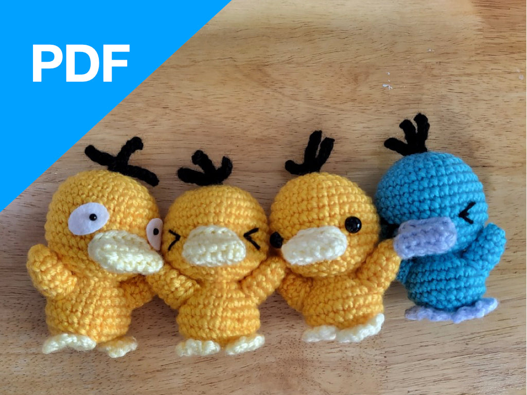 Psyduck Amigurumi Crochet Pattern