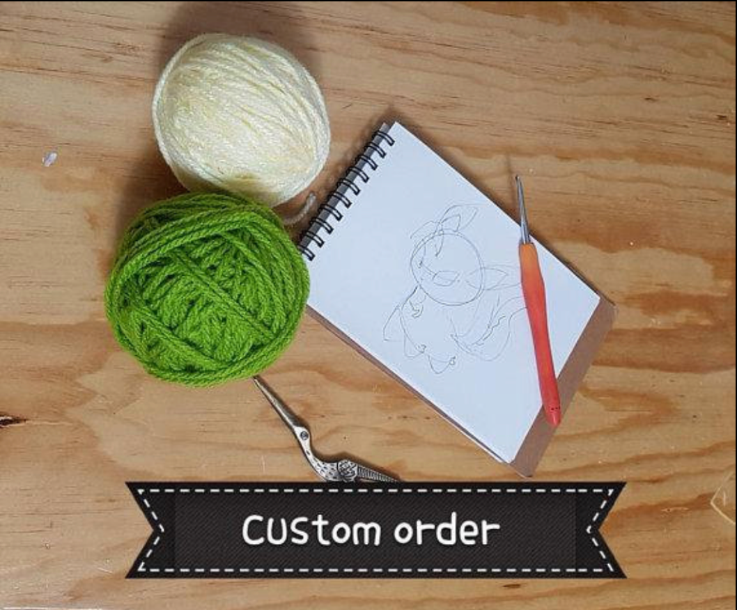 Custom order Grizzli amigurumi