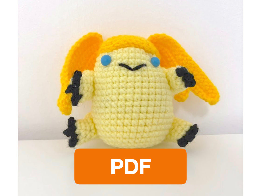 Baby Patamon amigurumi pattern