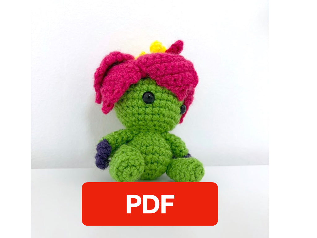 Baby Palmon amigurumi pattern