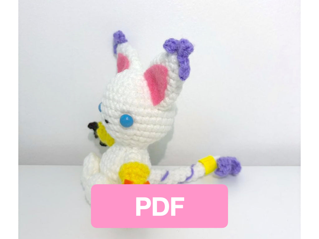 Baby Gatomon amigurumi pattern