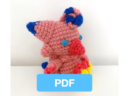 Baby Biyomon amigurumi pattern
