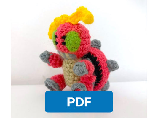 Baby Tentomon amigurumi pattern