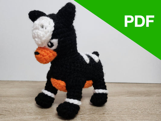 Houndour Amigurumi Pattern