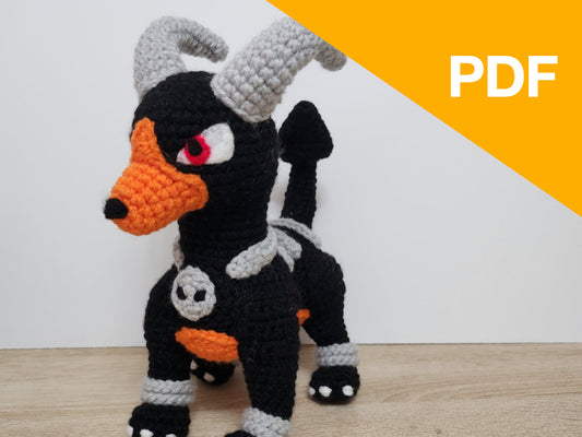 Houndoom Amigurumi Pattern