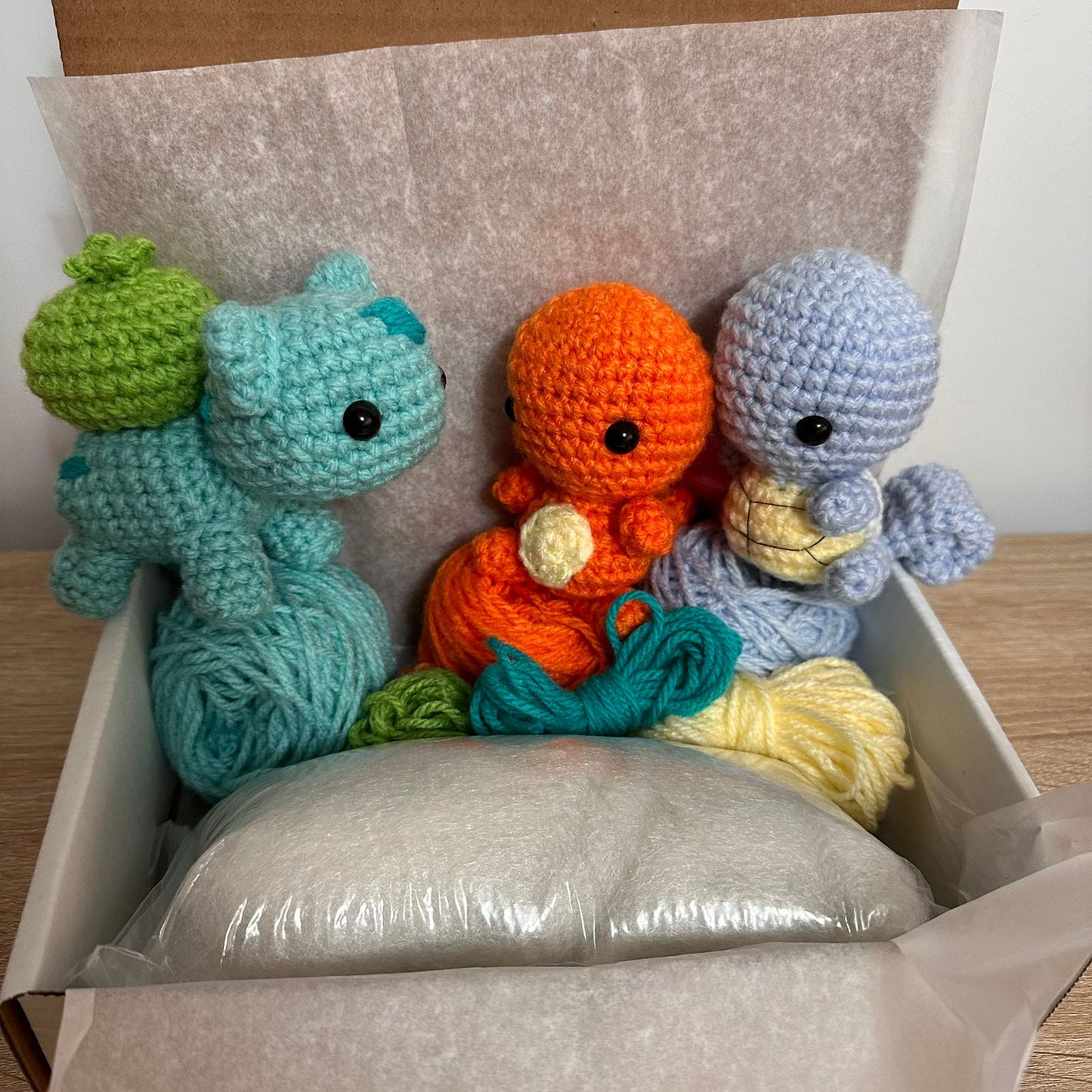 Kanto Starters DIY Crochet Kit