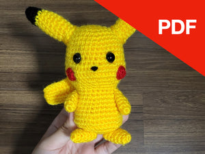 Pikachu Amigurumi Pattern