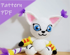 Gatomon Pattern - Cuddle size